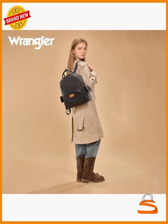 Vintage Style Backpack Purse with Top Handle and Adjustable Strap main image 5